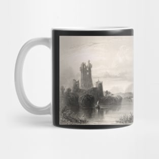 Ross Castle, Killarney, Ireland 1841 Mug